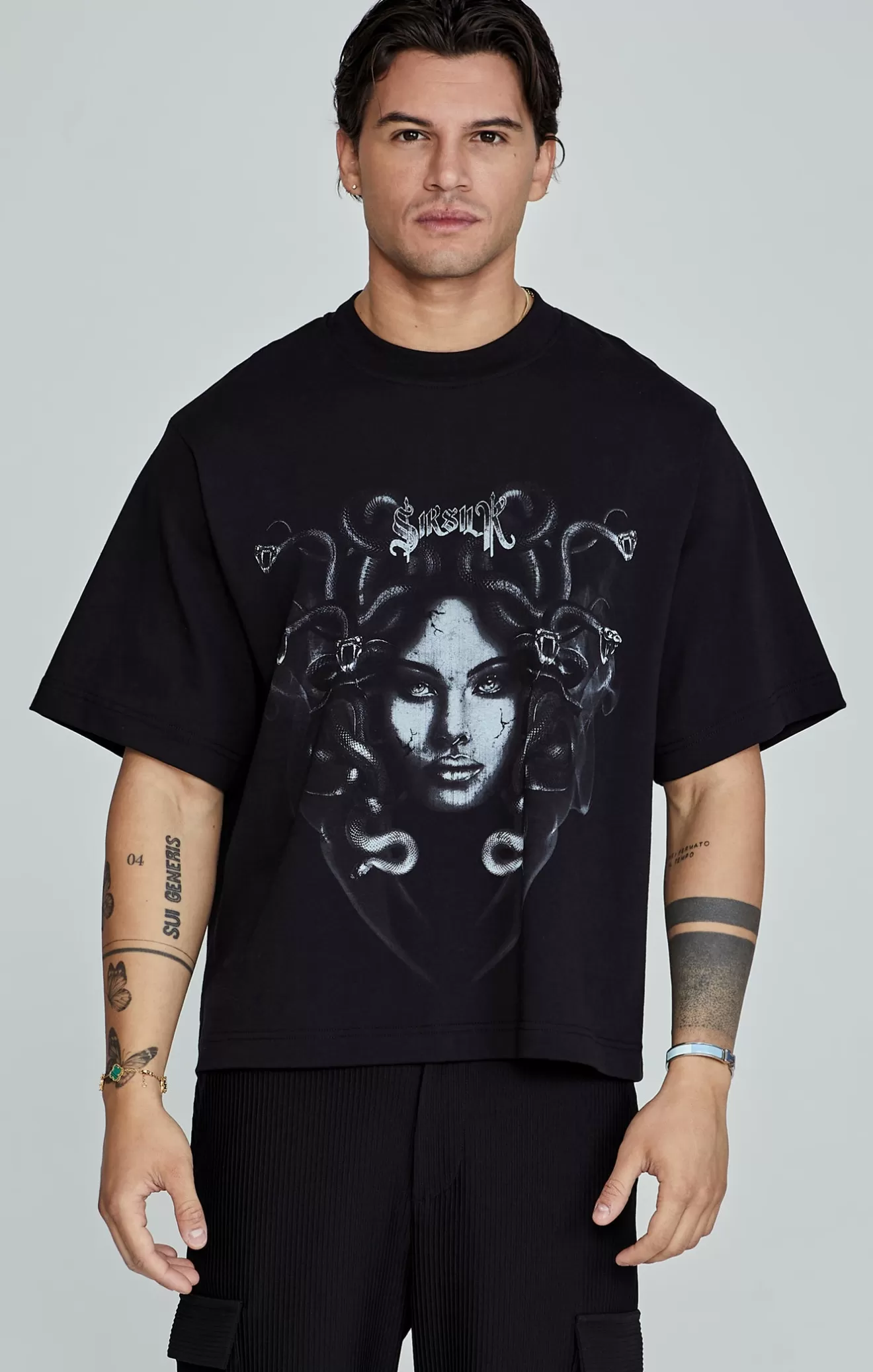 SikSilk T-Shirts^Black Medusa T-Shirt
