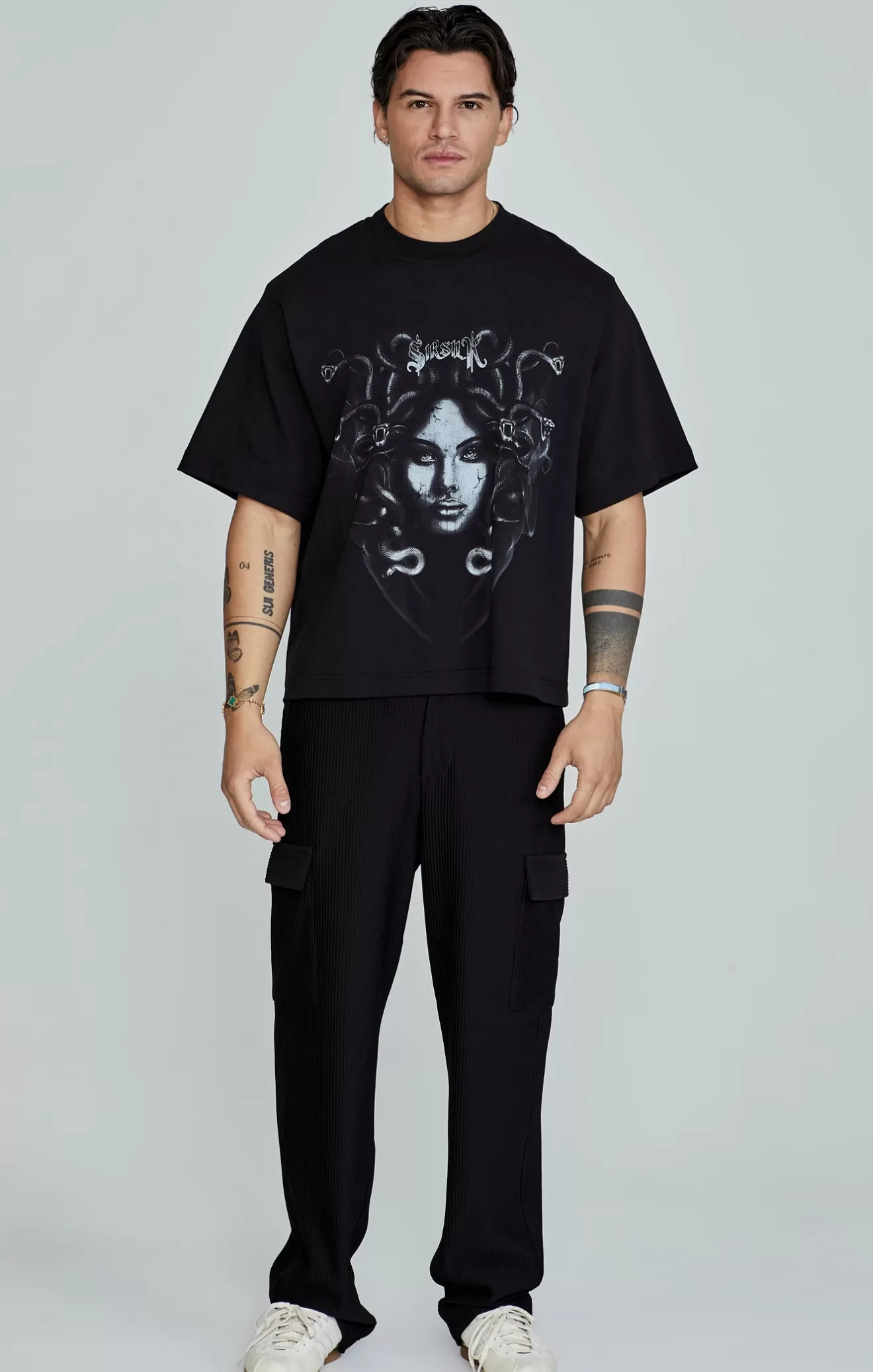 SikSilk T-Shirts^Black Medusa T-Shirt