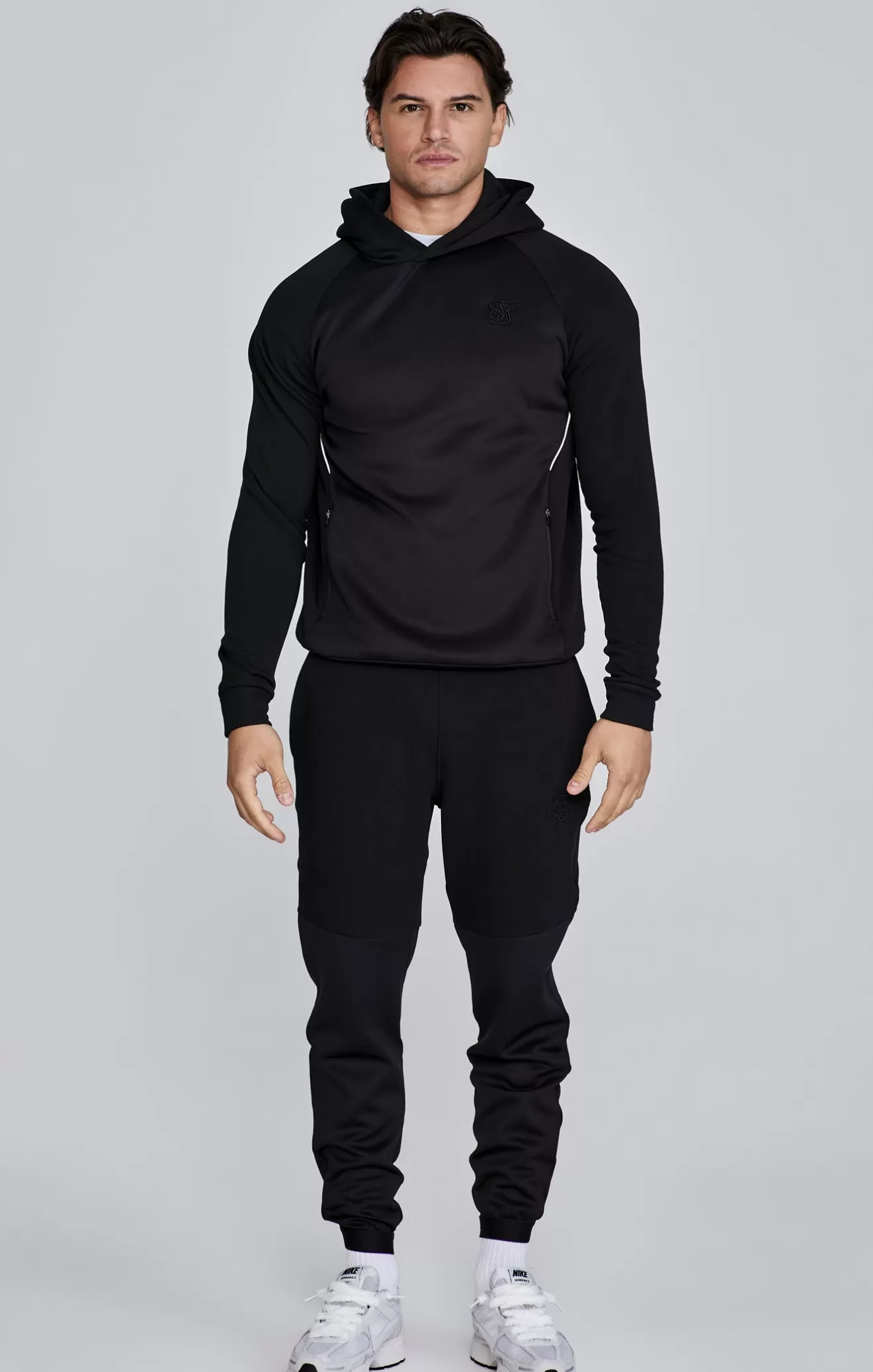 SikSilk Joggers^Black Muscle Fit Joggers