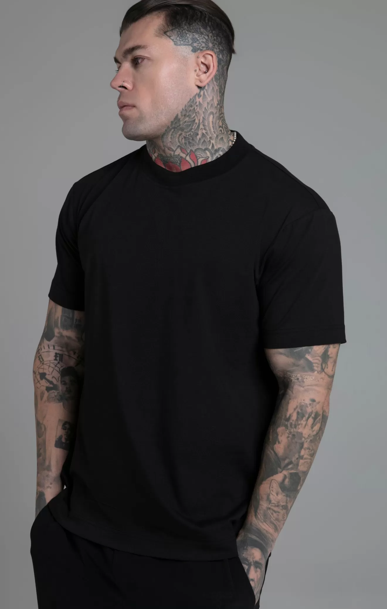 SikSilk T-Shirts^Black Pack of 3 T-Shirts