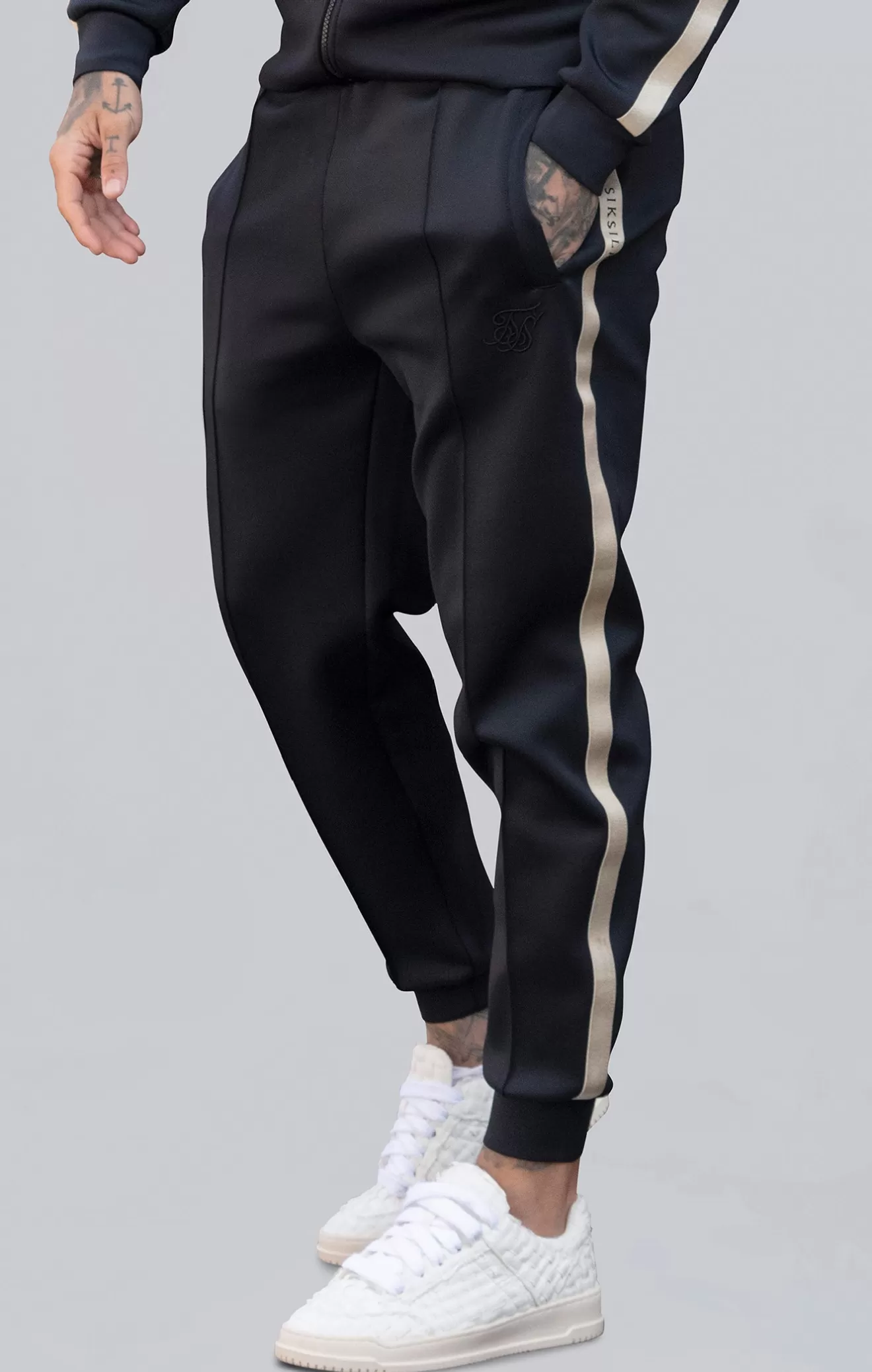 SikSilk Joggers^Black Smart Joggers