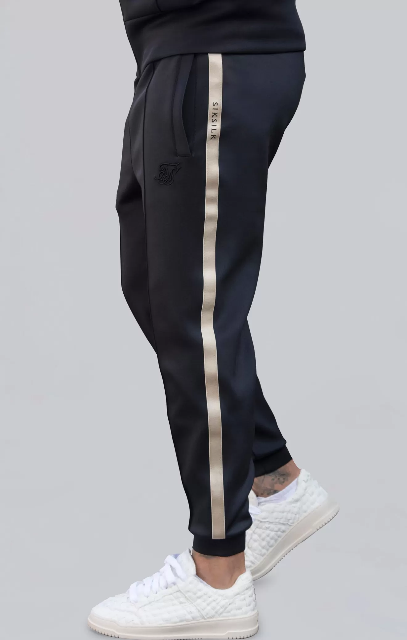 SikSilk Joggers^Black Smart Joggers