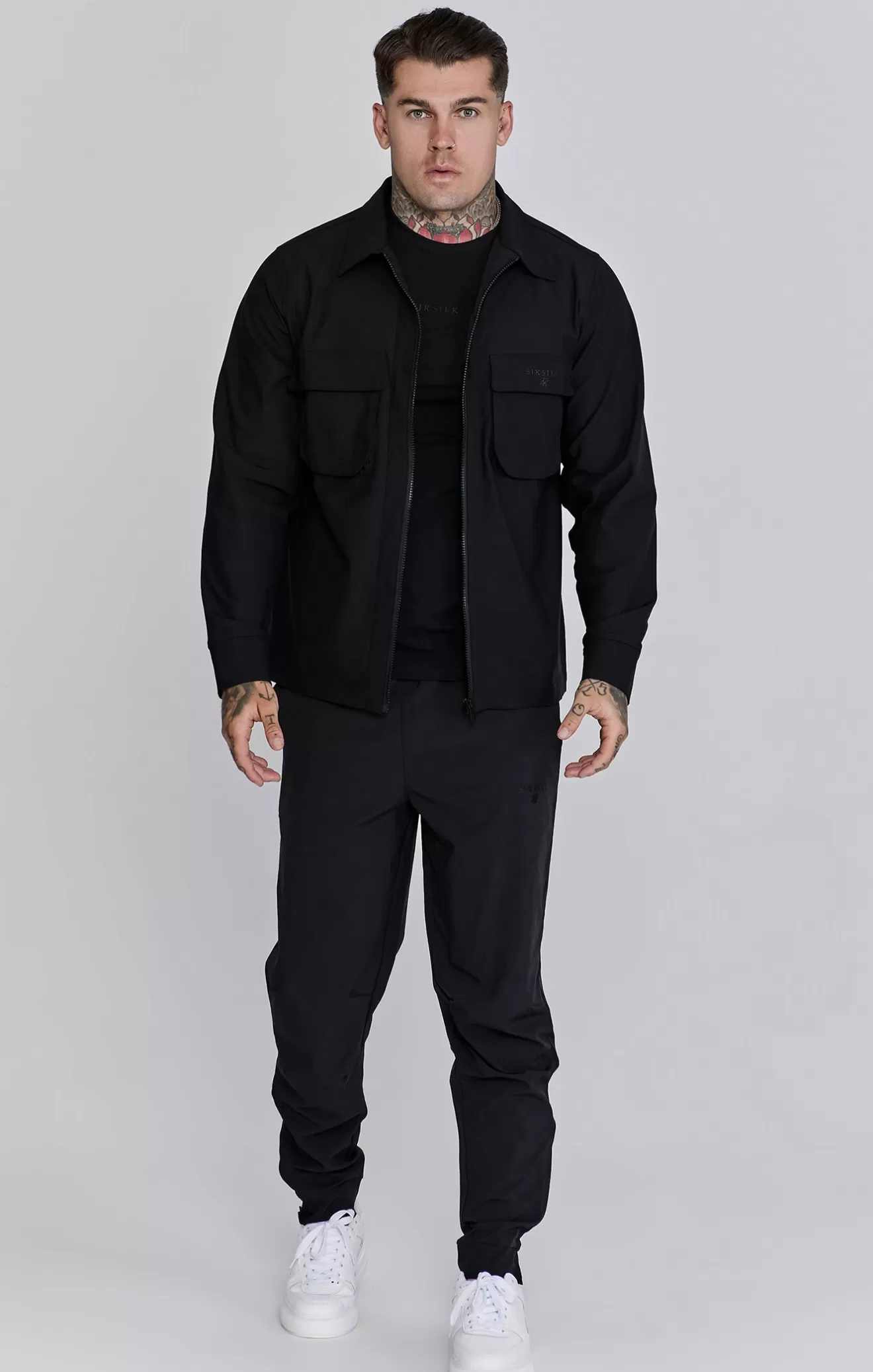 SikSilk Joggers^Black Smart Joggers