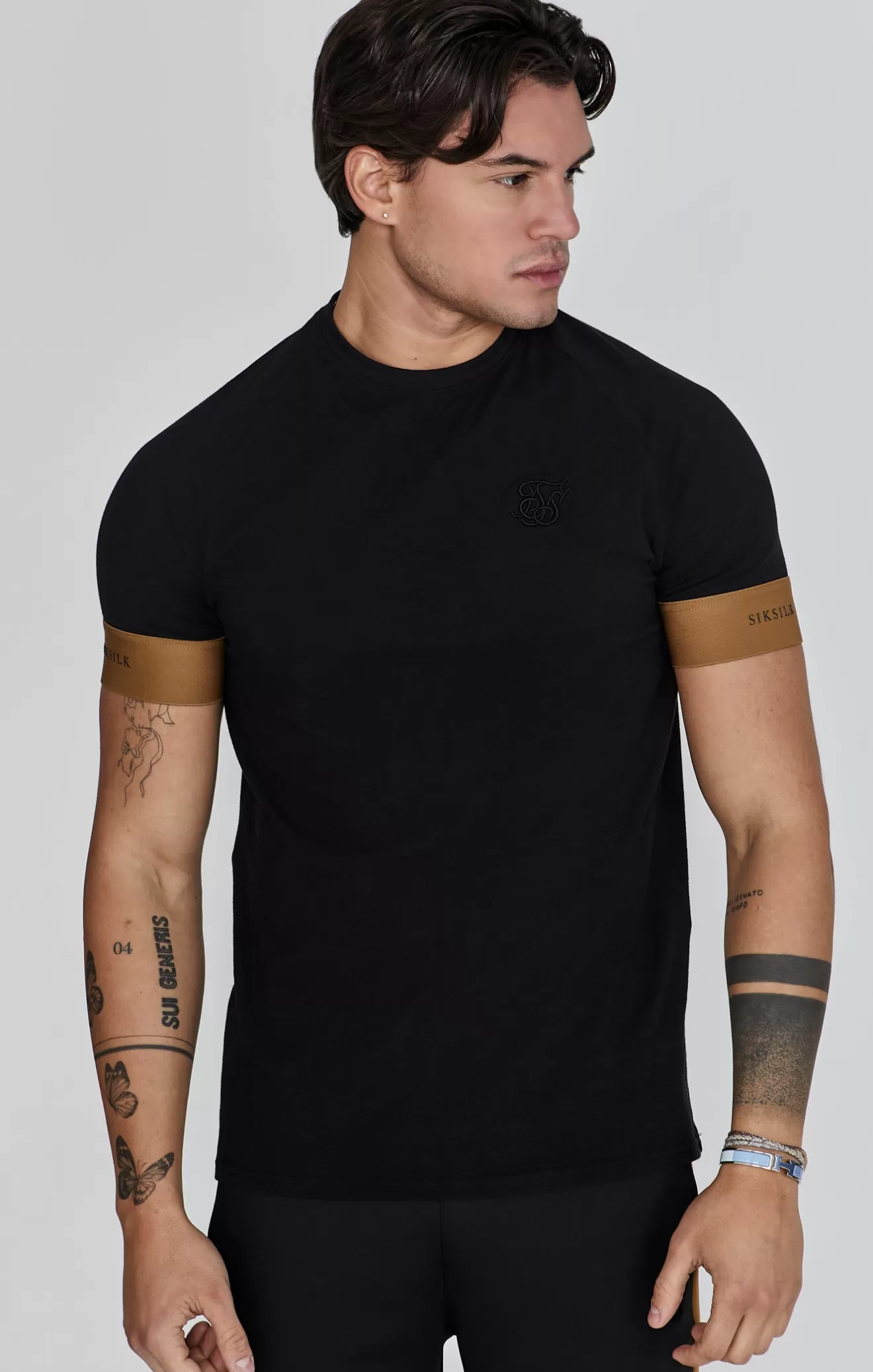 SikSilk T-Shirts^Black Tech T-Shirt