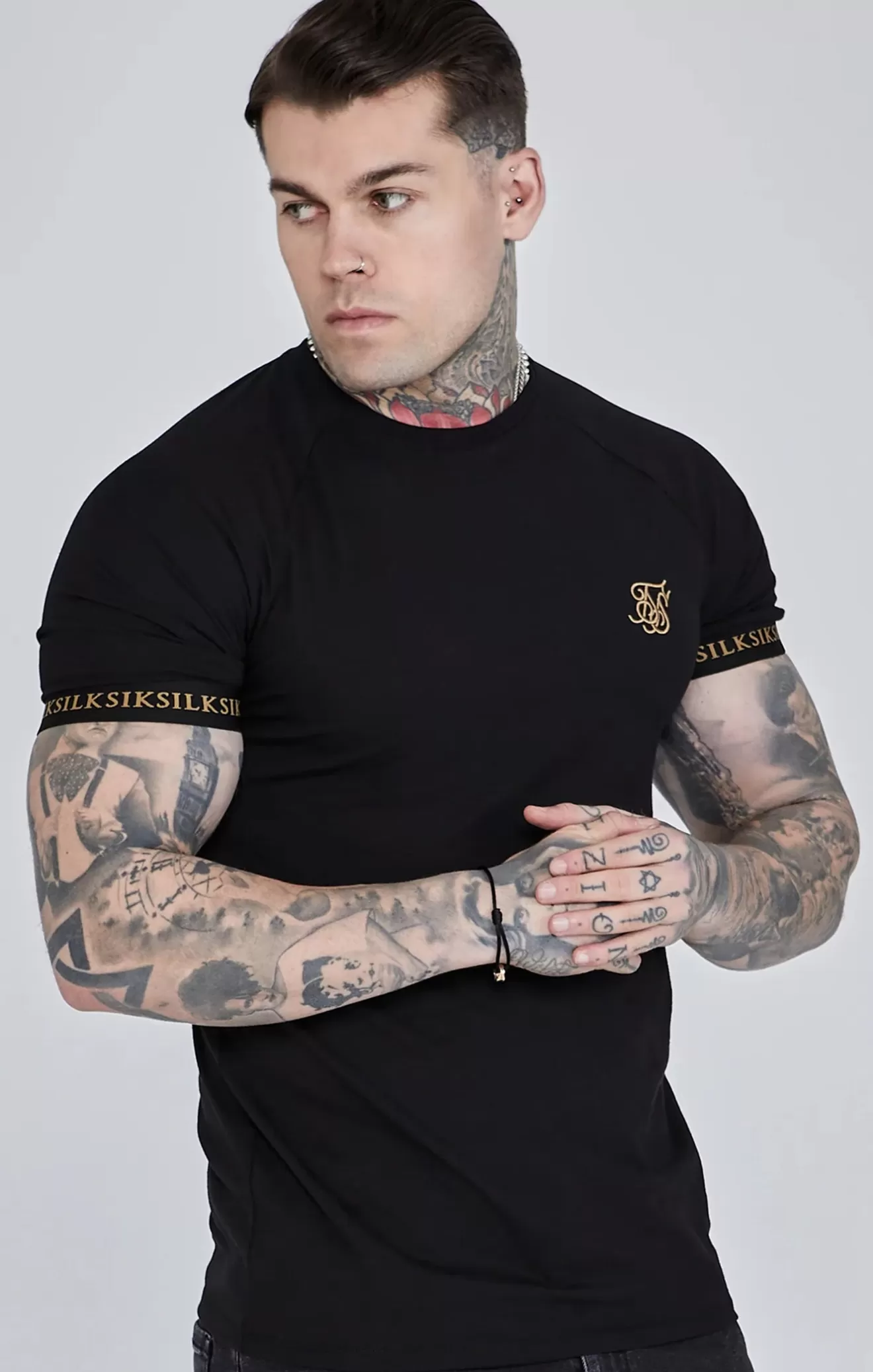 SikSilk T-Shirts^Black Tech T-Shirt