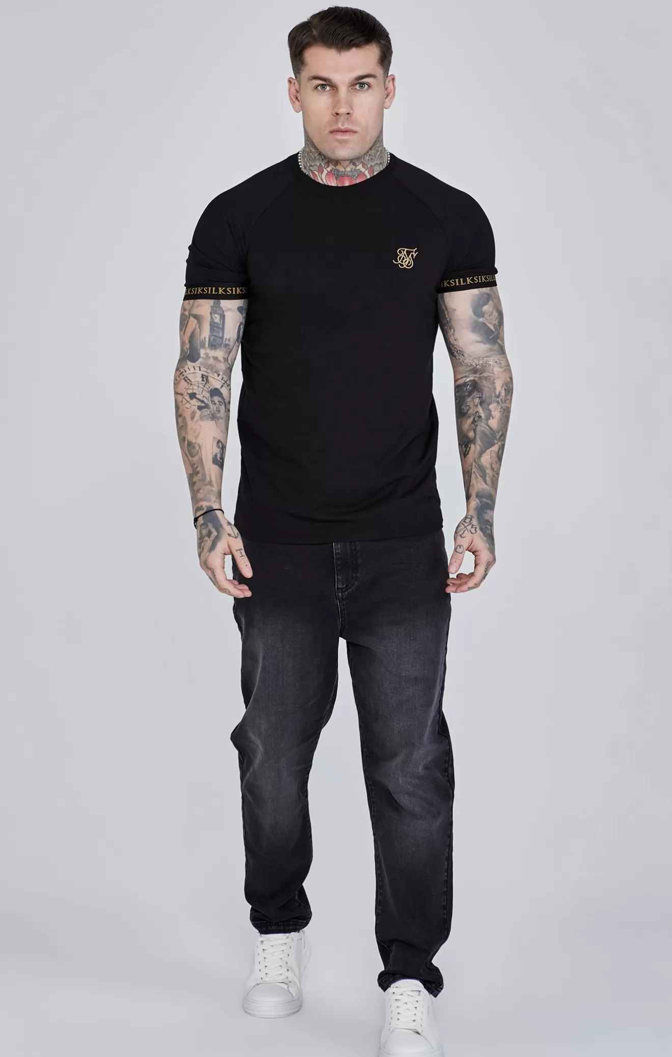 SikSilk T-Shirts^Black Tech T-Shirt