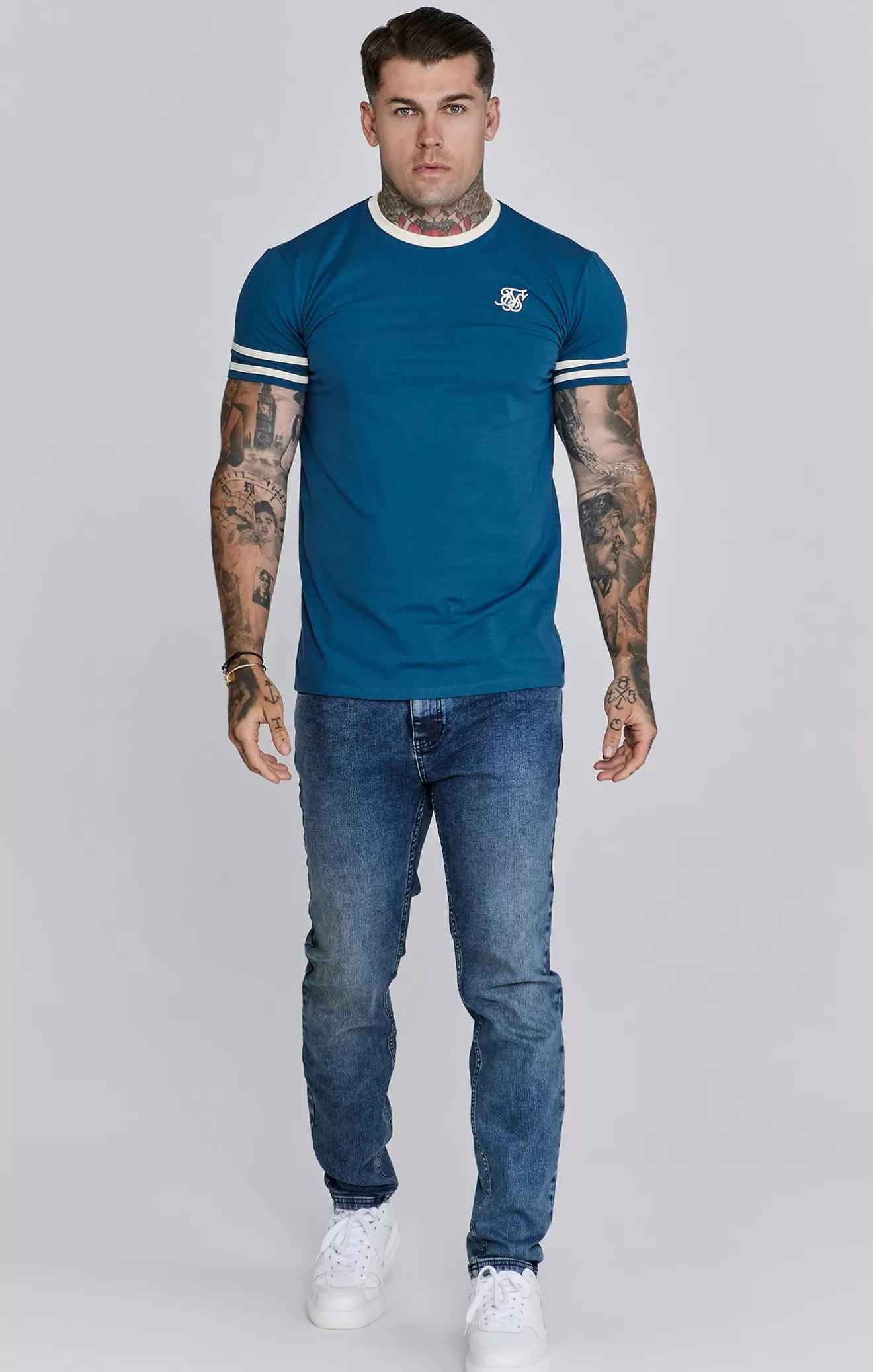SikSilk T-Shirts^Blue Tournament T-Shirts