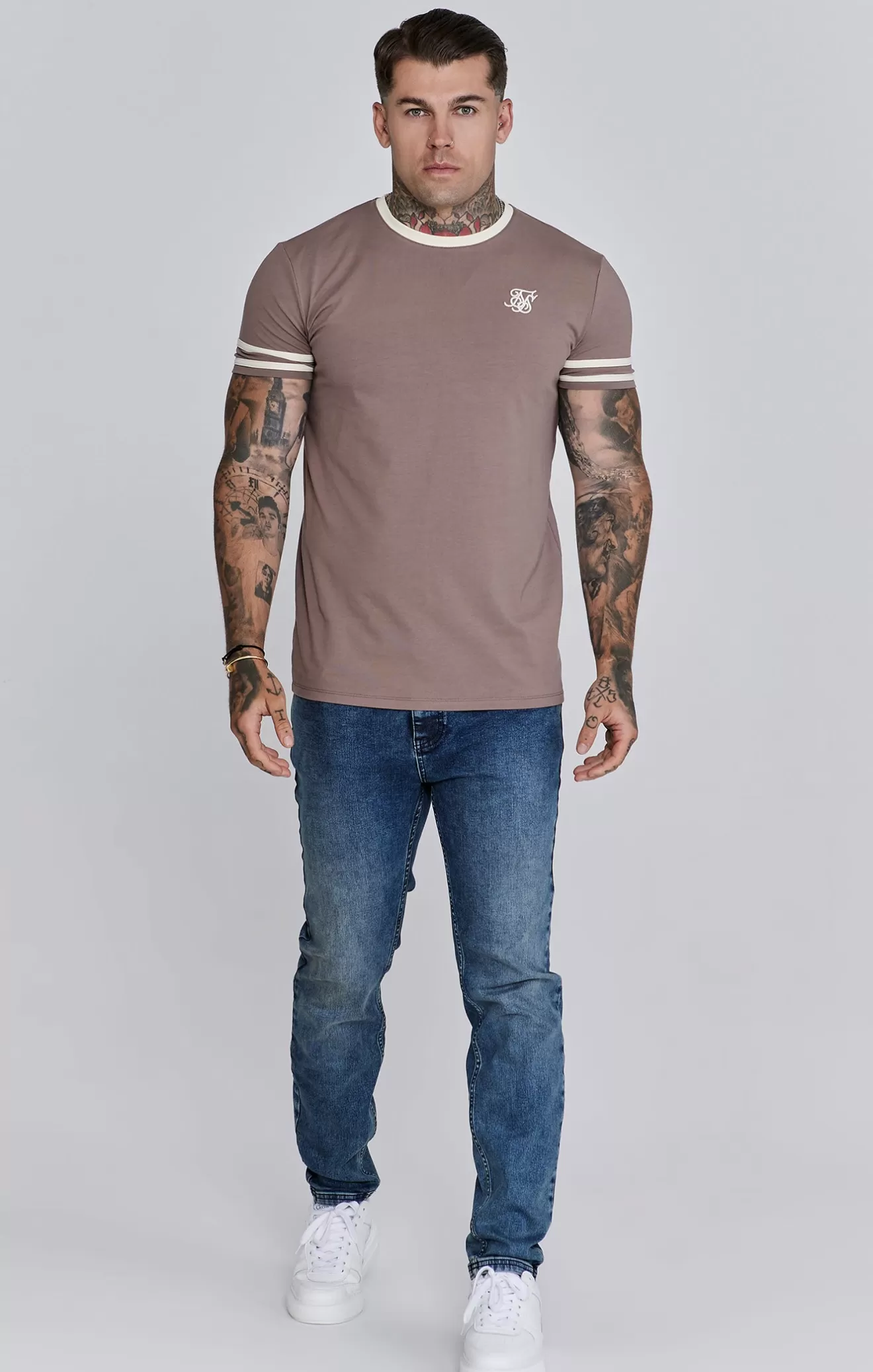 SikSilk T-Shirts^Brown Tournament T-Shirts