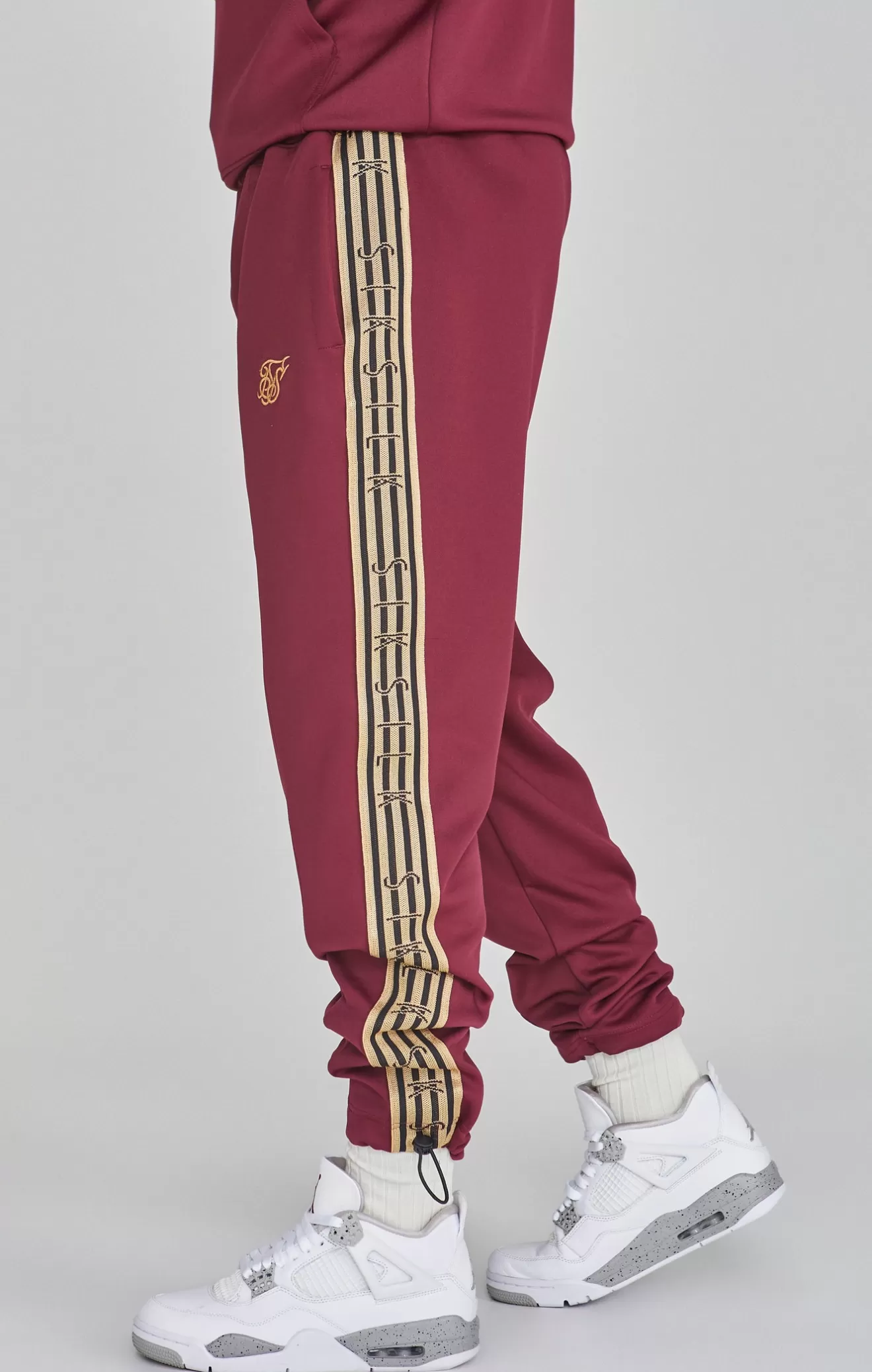 SikSilk Joggers^Burgundy Joggers