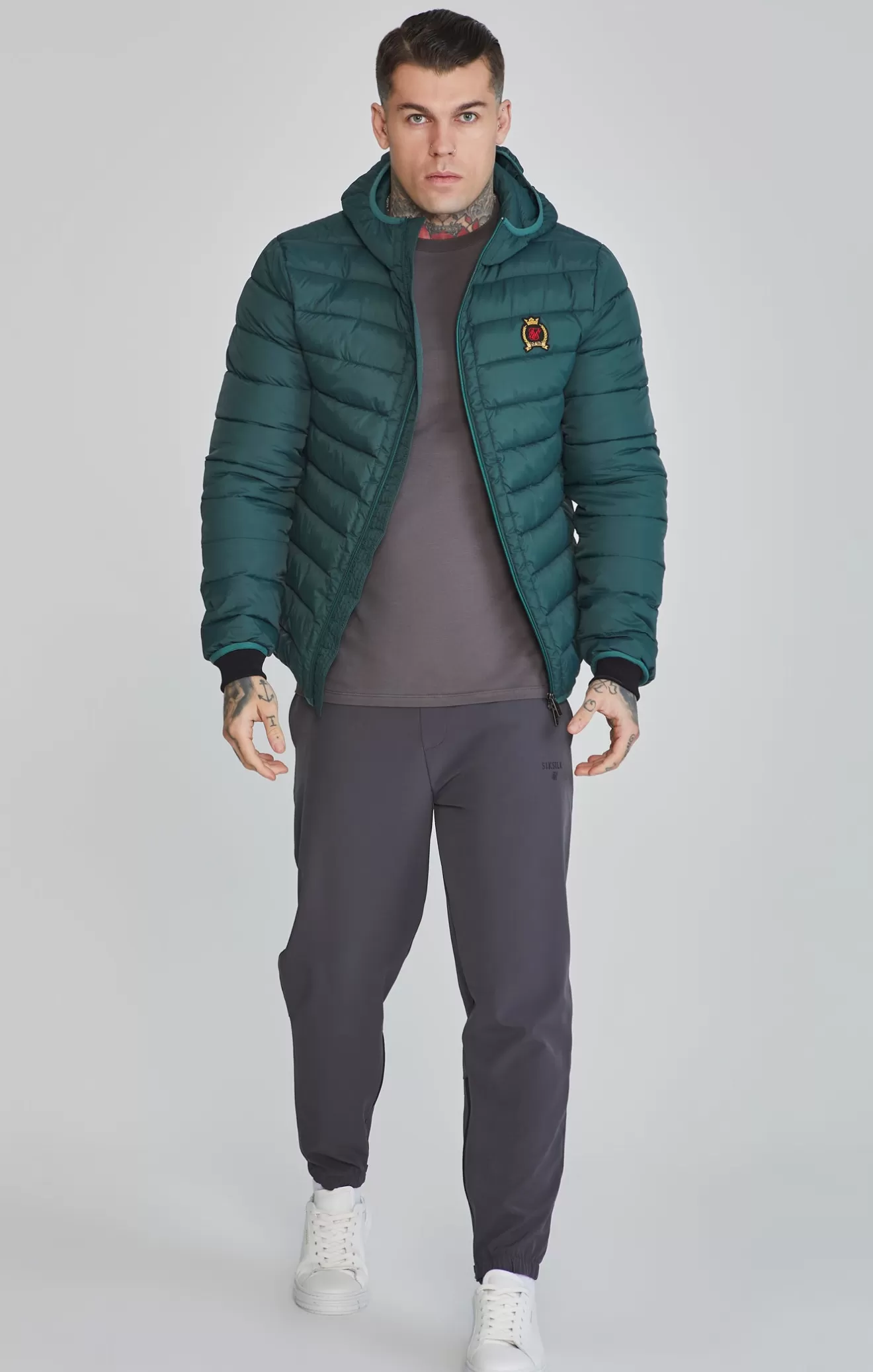 SikSilk Jackets^Green Bubble Jacket