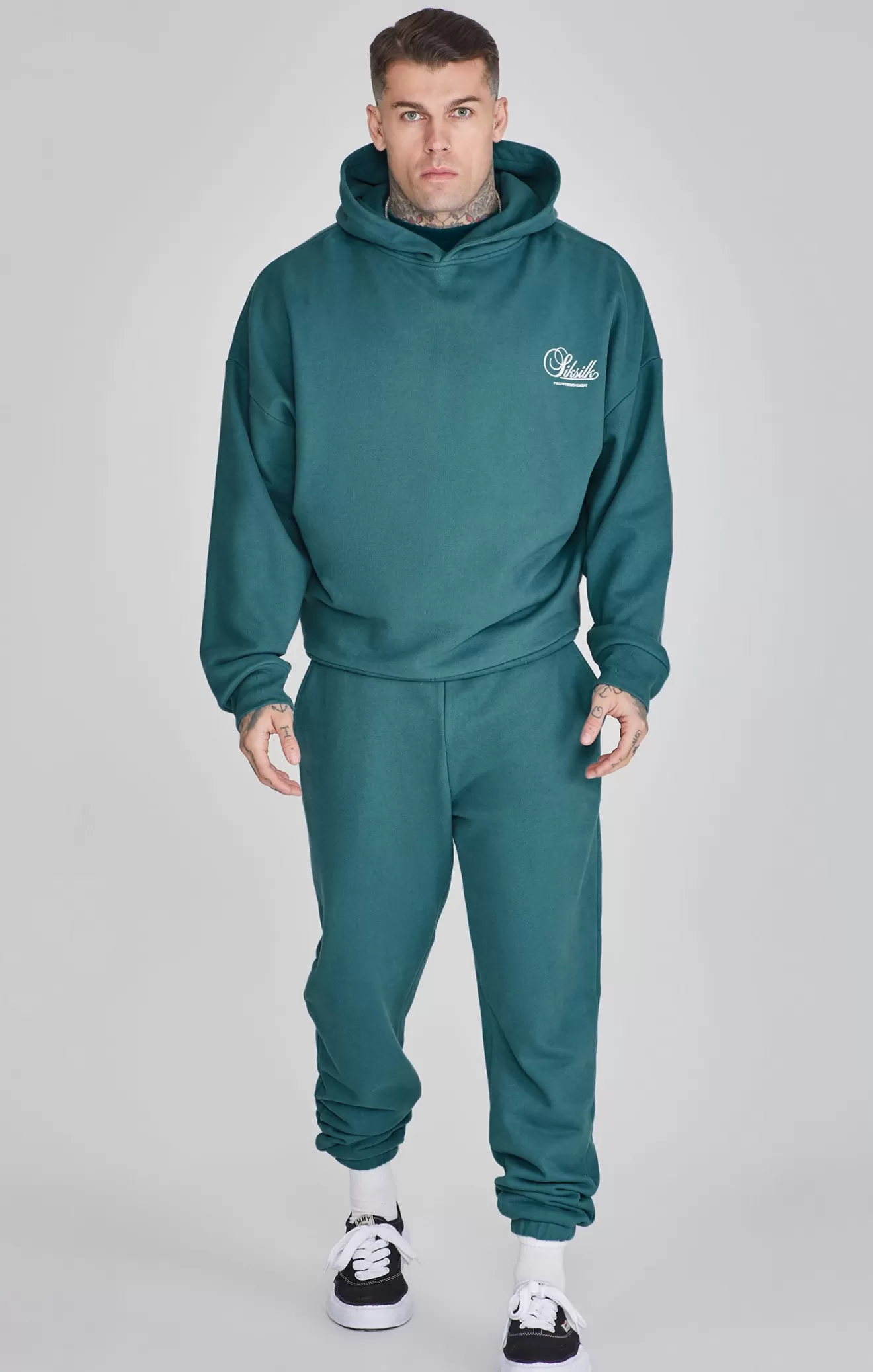 SikSilk Joggers^Green Graphic Joggers
