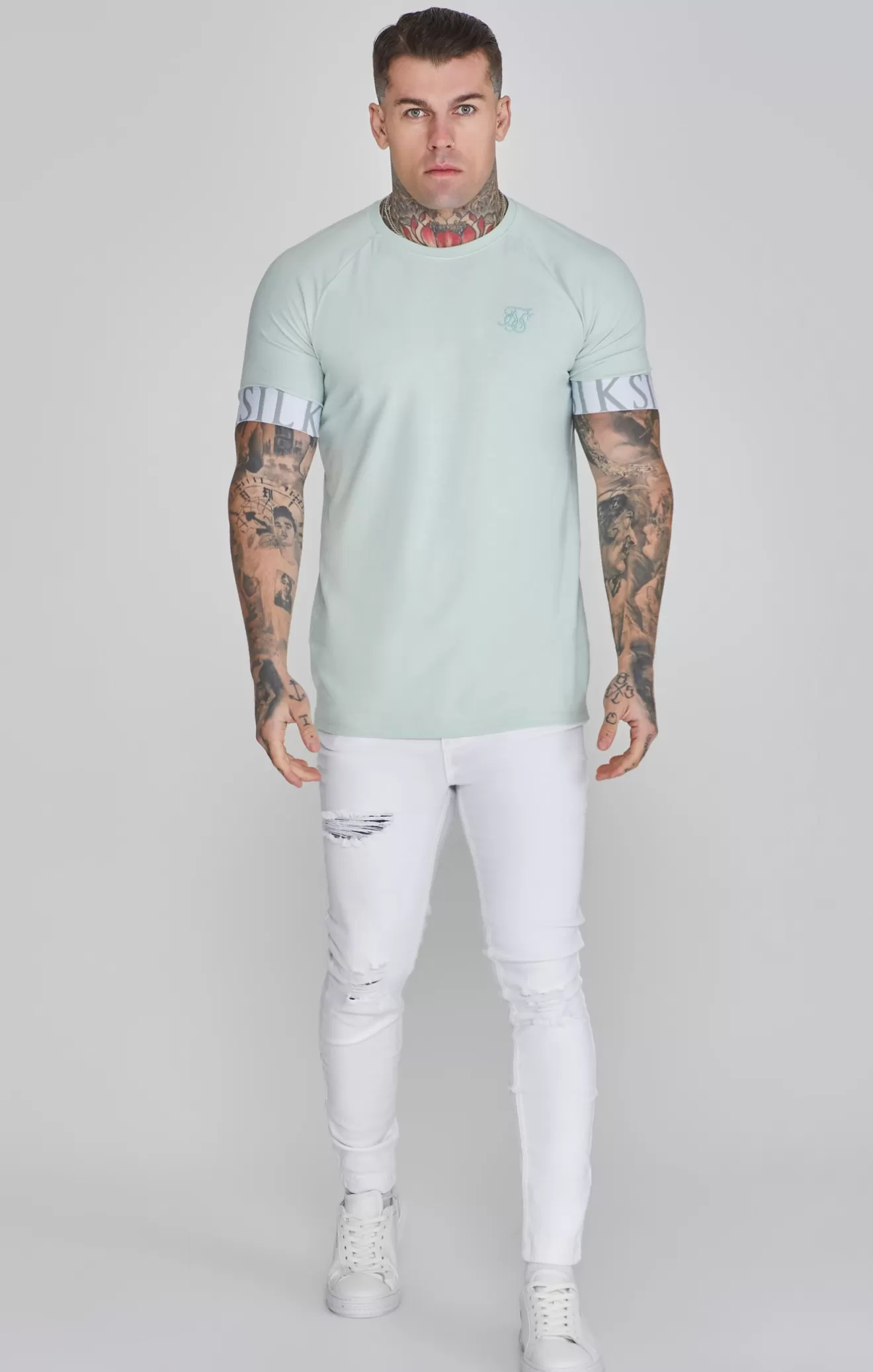 SikSilk T-Shirts^Green Tech T-Shirt