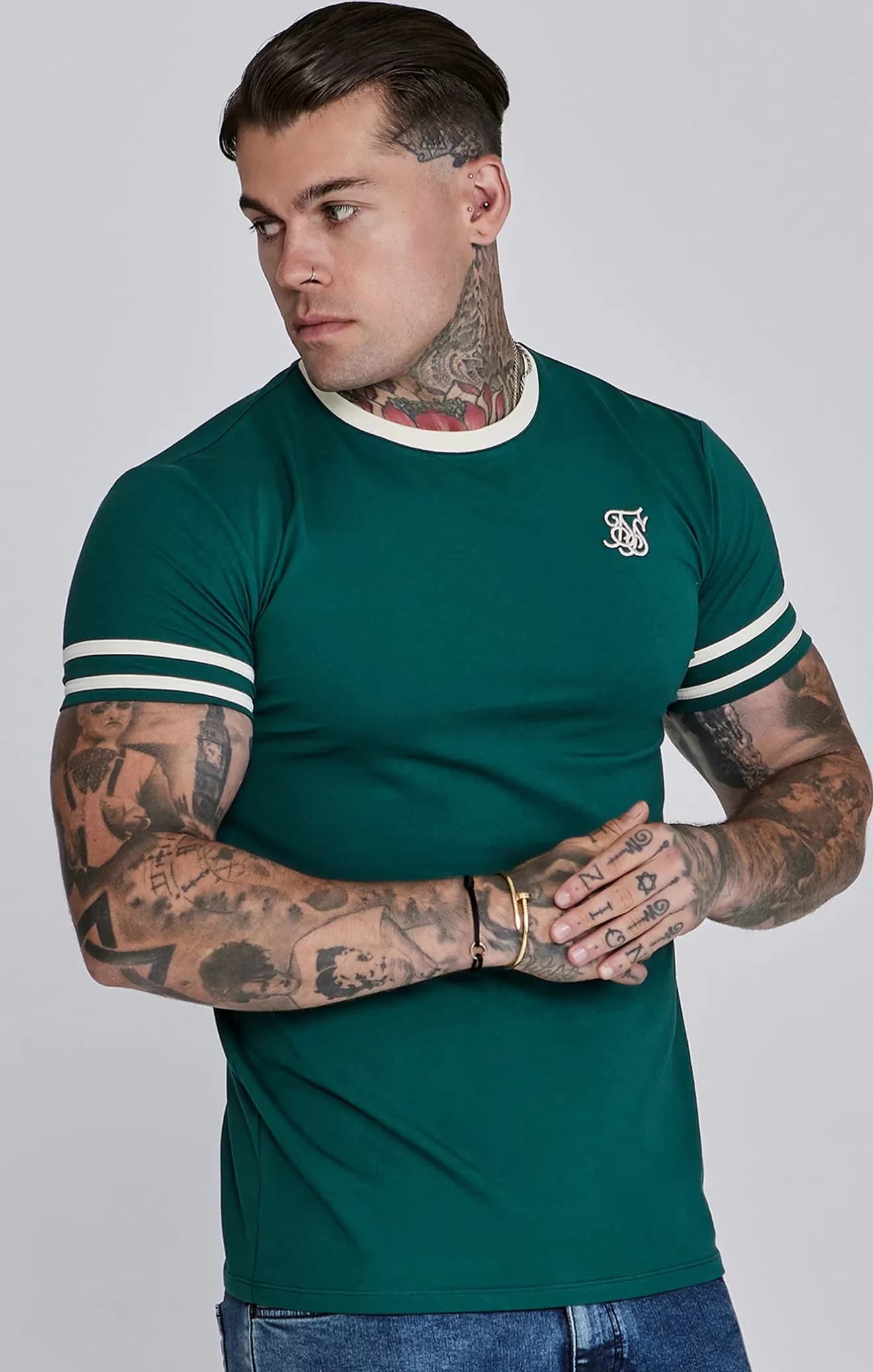 SikSilk T-Shirts^Green Tournament T-Shirt