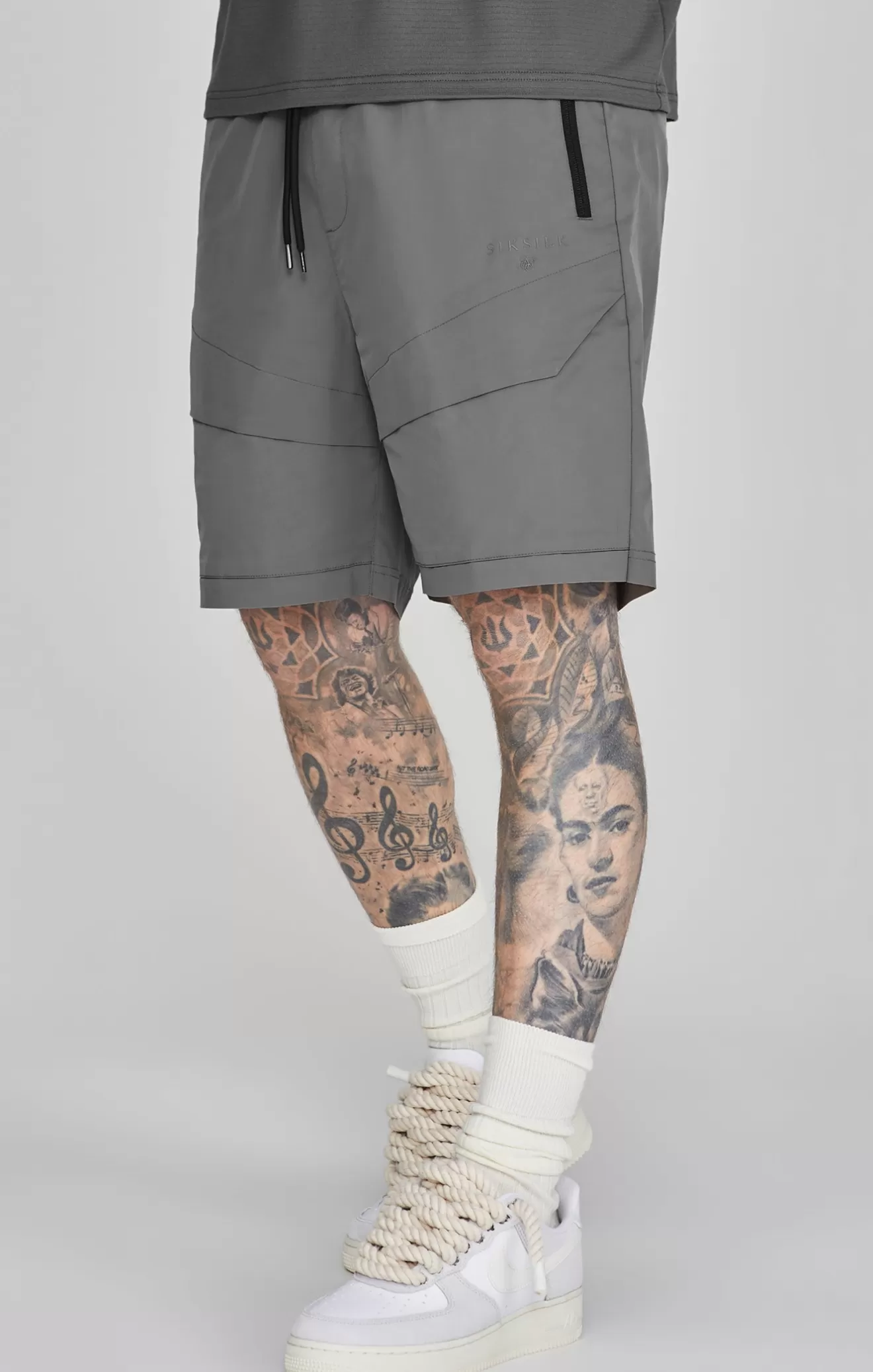 SikSilk Shorts^Grey Cargo Shorts