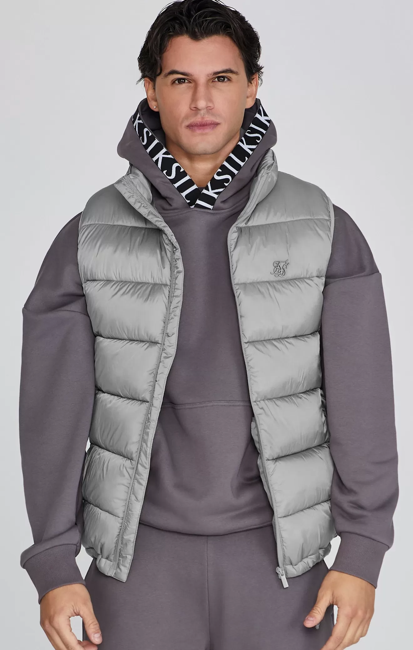 SikSilk Jackets^Grey Gilet
