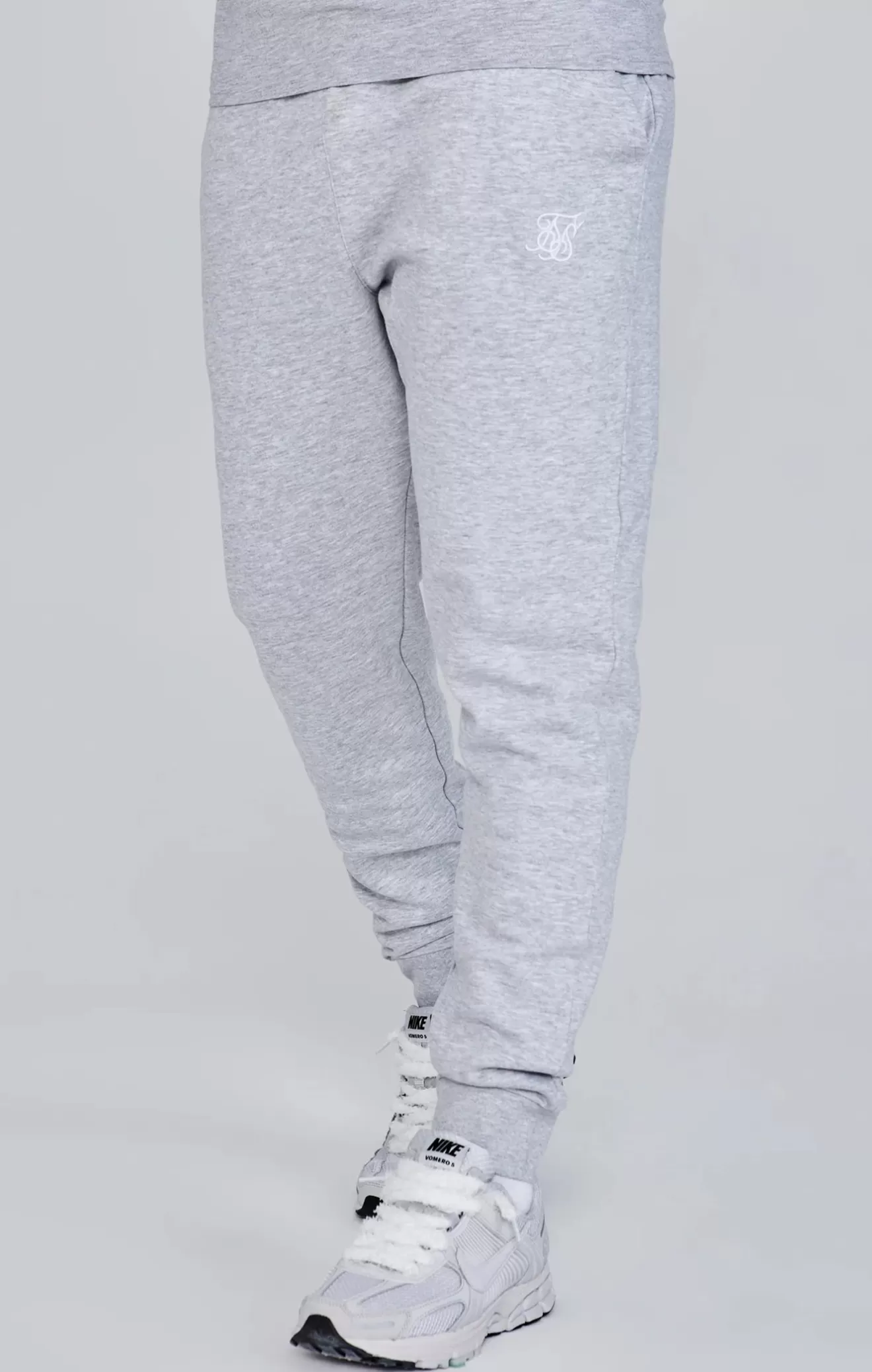 SikSilk Joggers^Grey Marl Essentials Joggers