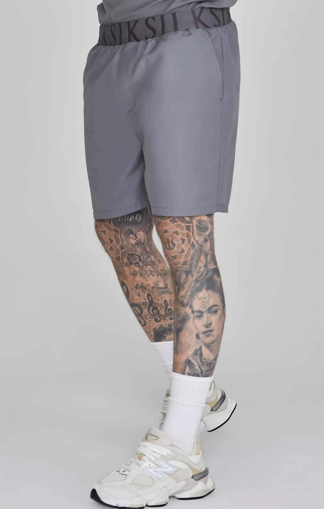 SikSilk Swimwear^Grey Swim Shorts