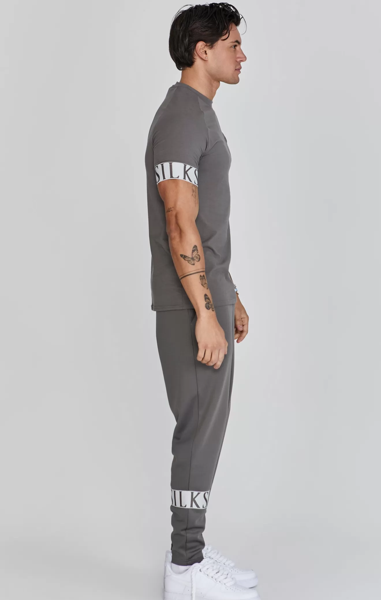 SikSilk T-Shirts^Grey Tech T-Shirt