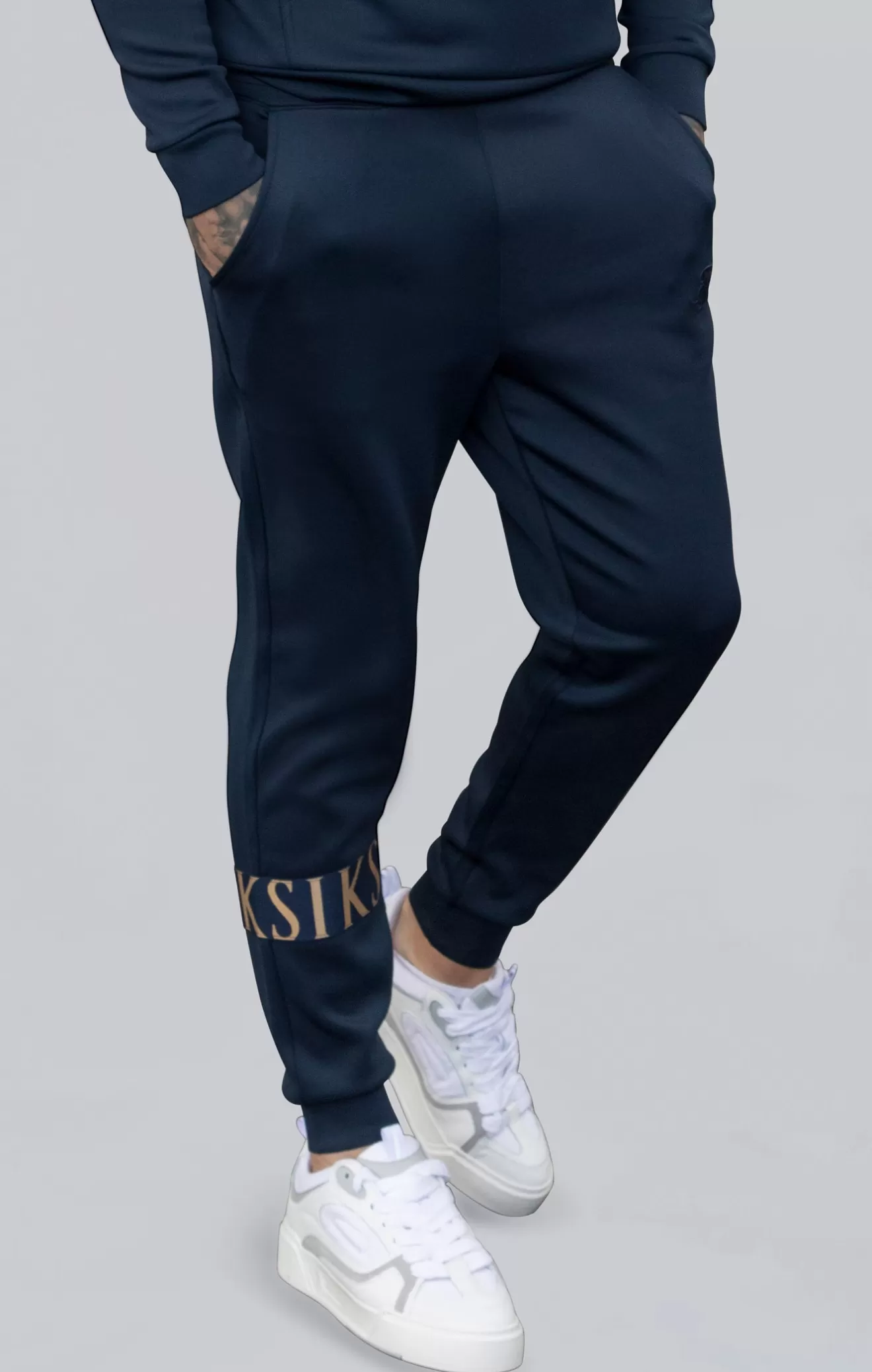 SikSilk Joggers^Navy Dynamic Joggers