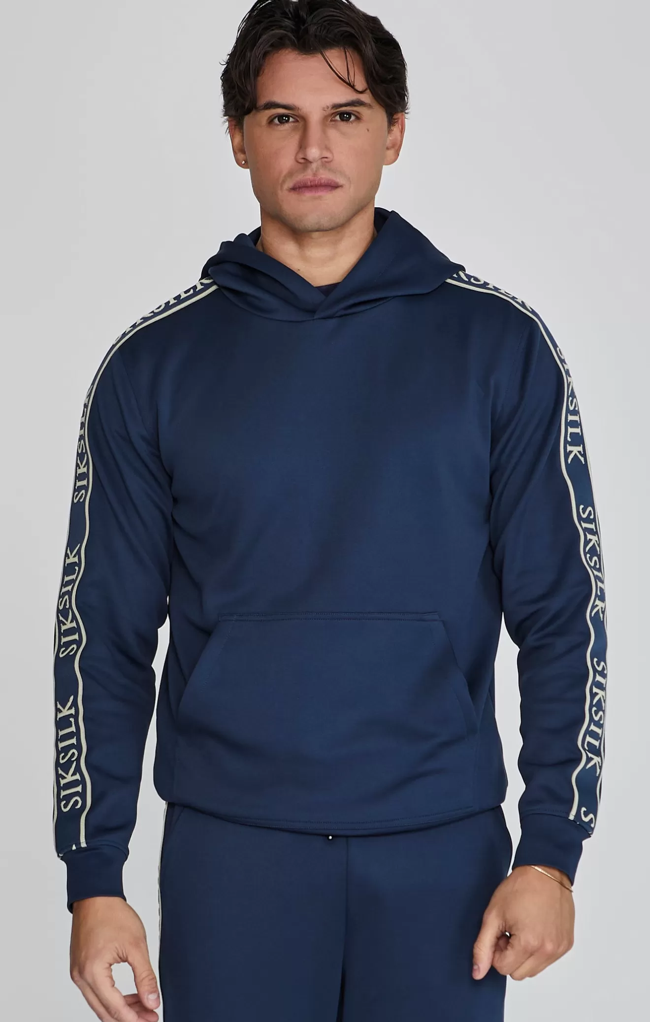 SikSilk Hoodies^Navy Hoodie