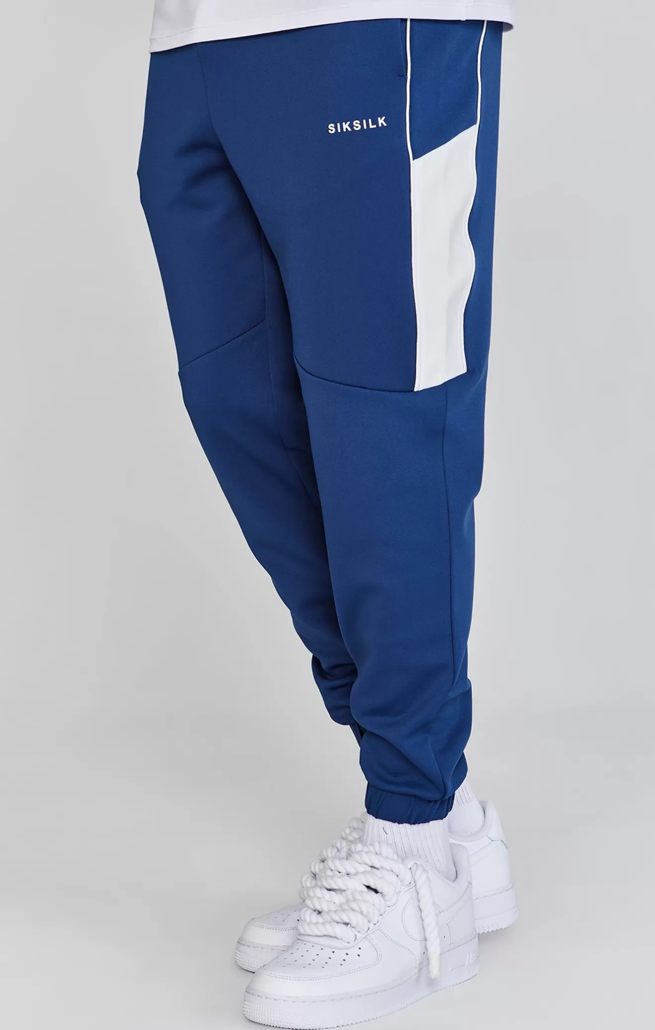 SikSilk Joggers^Navy Muscle Fit Joggers