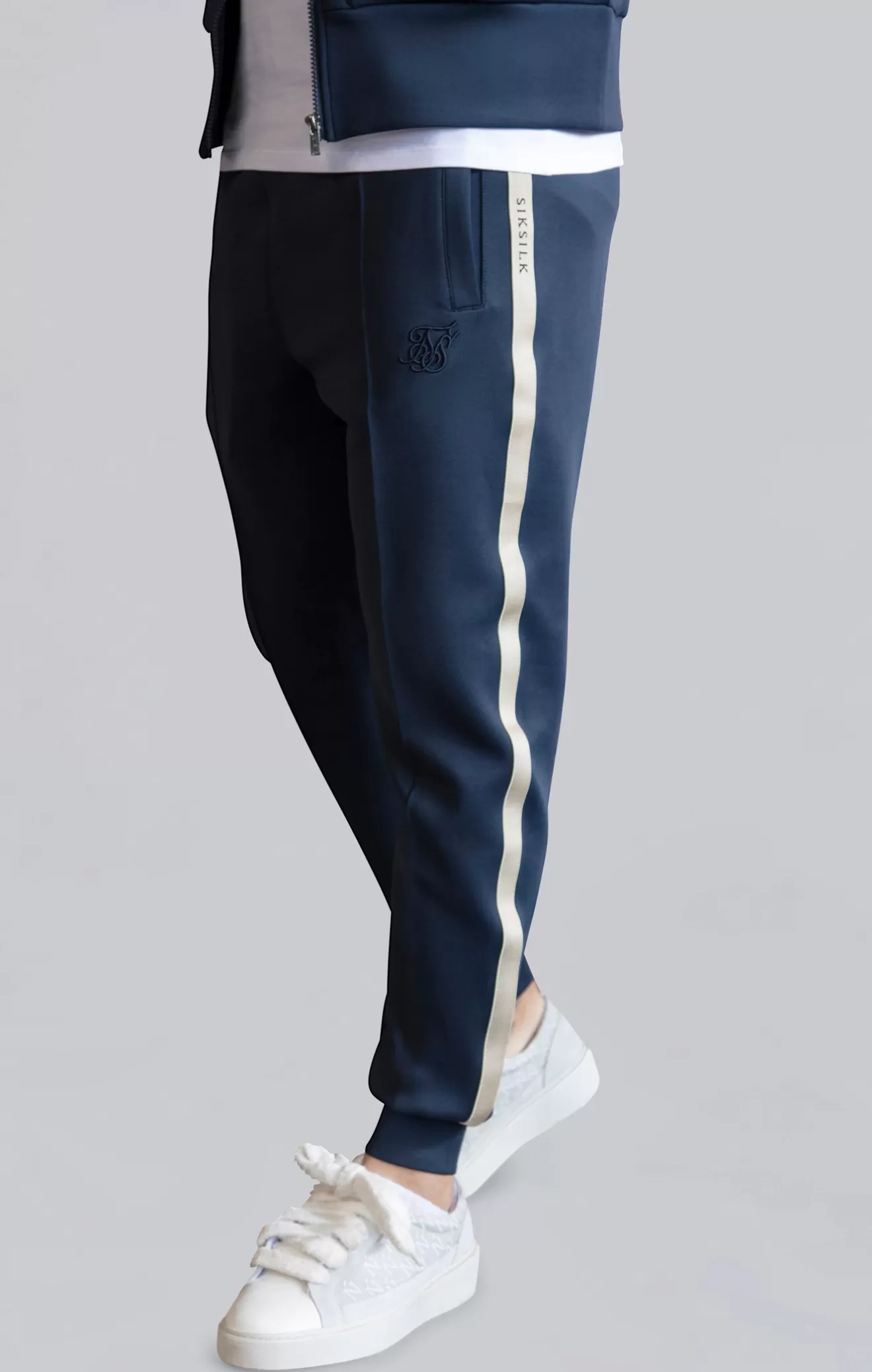 SikSilk Joggers^Navy Smart Joggers