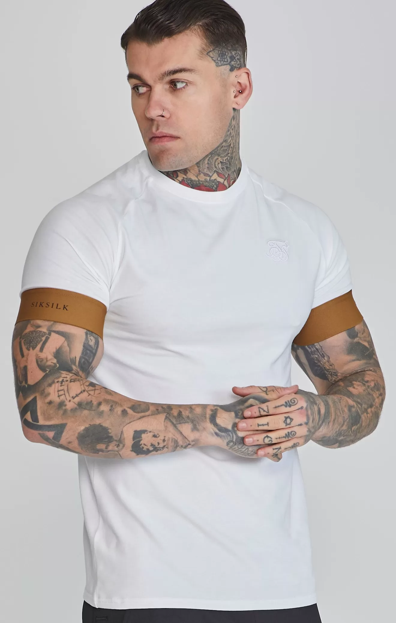 SikSilk T-Shirts^White Tech T-Shirt