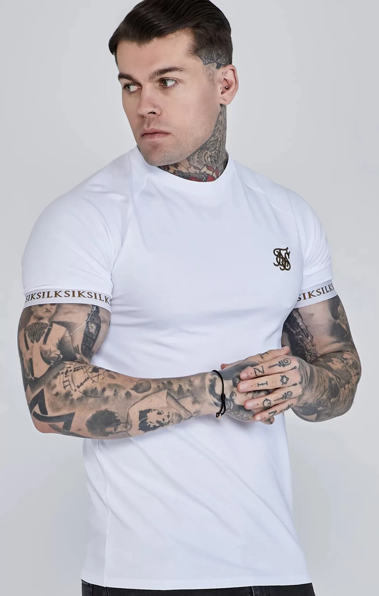 SikSilk T-Shirts^White Tech T-Shirt